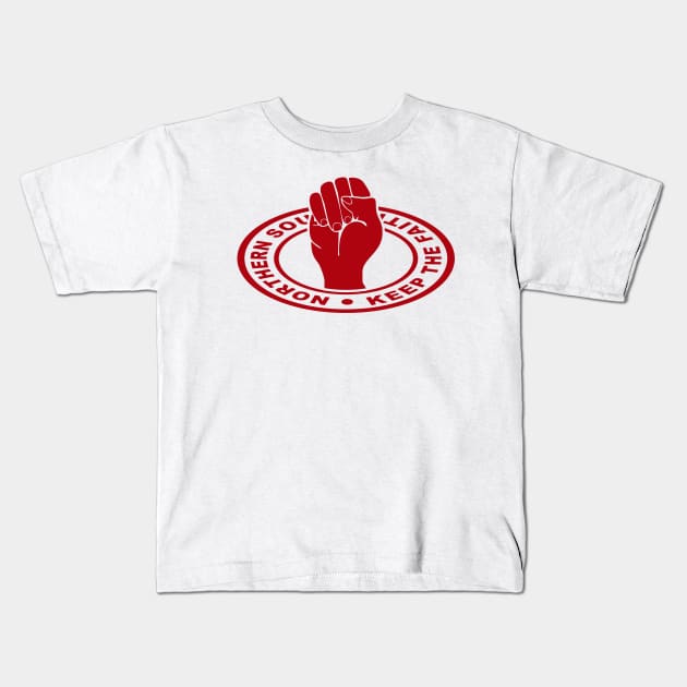 Northern soul keep the faith Kids T-Shirt by BigTime